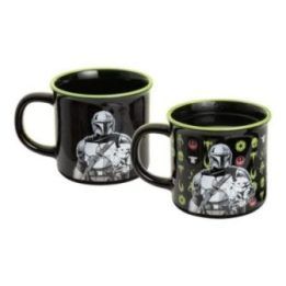 Paladone Mandalorian ir Grogu šilumą keičiantis keraminis puodelis, 350 ml