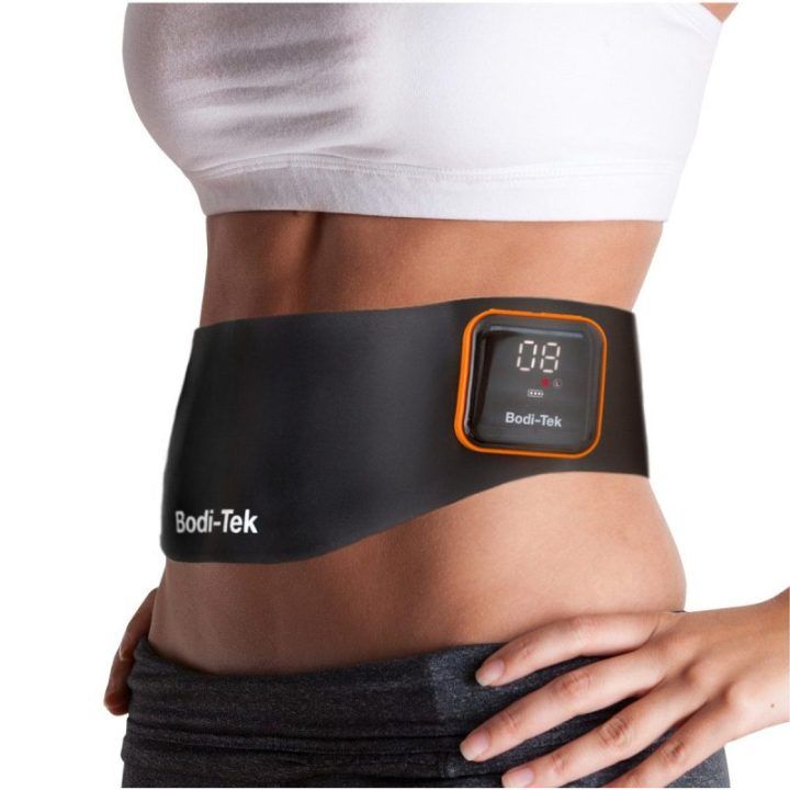 Bodi-Tek BT-ABSH-TOP-EU/1.2 pilvo ir nugaros raumenų treniruoklis su šildymu, juodas/oranžinis