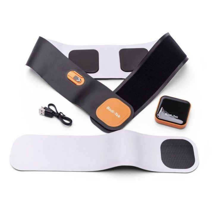 Bodi-Tek BT-ABSH-TOP-EU/1.2 pilvo ir nugaros raumenų treniruoklis su šildymu, juodas/oranžinis