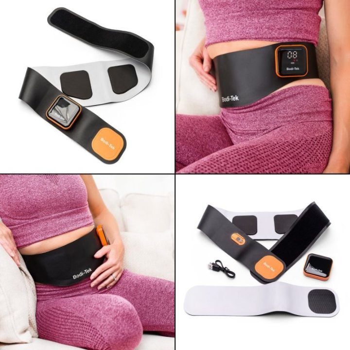 Bodi-Tek BT-ABSH-TOP-EU/1.2 pilvo ir nugaros raumenų treniruoklis su šildymu, juodas/oranžinis