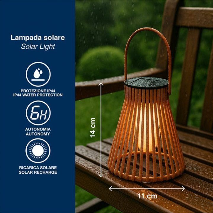 Beper P207ILO300 saulės energija įkraunama LED lauko lempa