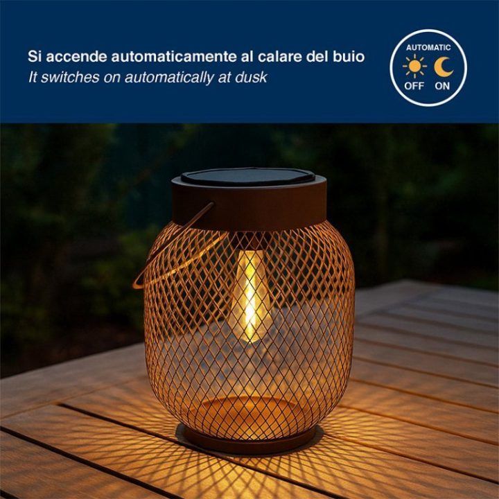 Beper P207ILO302 saulės energija įkraunama lauko LED lempa