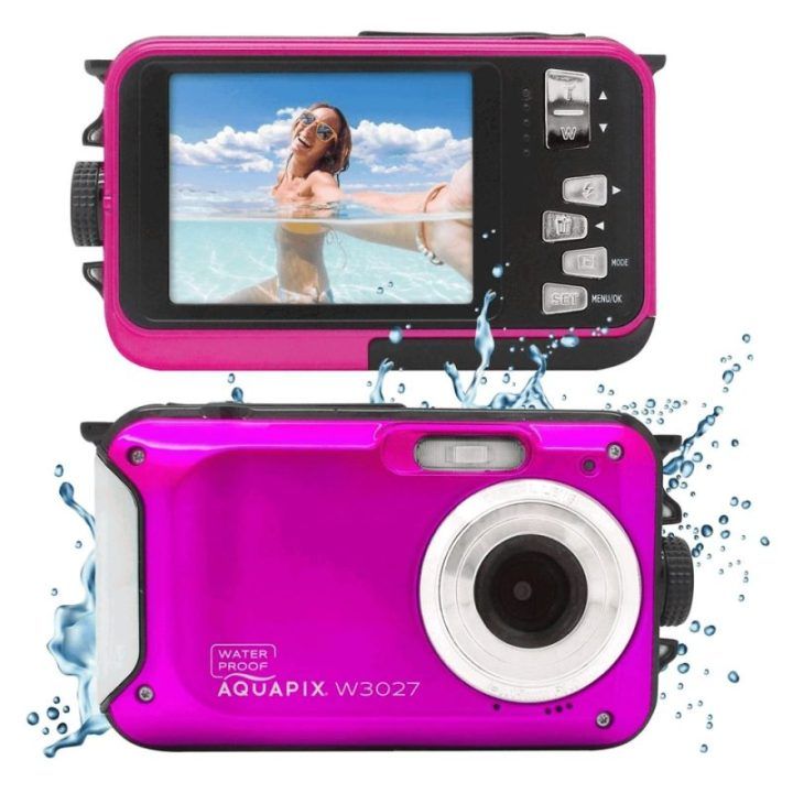 Easypix Aquapix W3027 Wave povandeninė kamera, rožinė