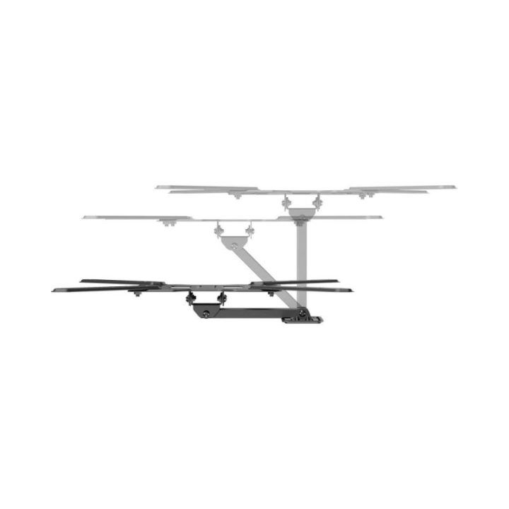 Sbox LCD-441-2 visiškai judrus televizoriaus sieninis laikiklis 23–65 col., iki 30 kg, VESA 400 x 400, juodas