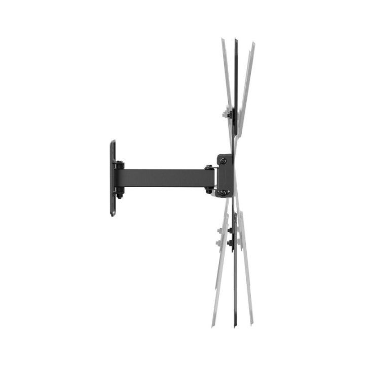Sbox LCD-441-2 visiškai judrus televizoriaus sieninis laikiklis 23–65 col., iki 30 kg, VESA 400 x 400, juodas