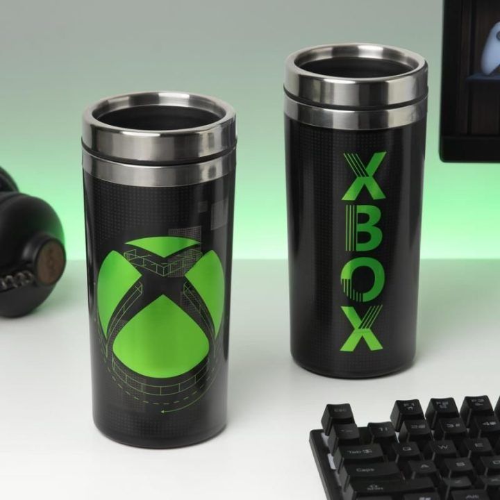 Paladone Xbox metalinis kelioninis puodelis 450 ml