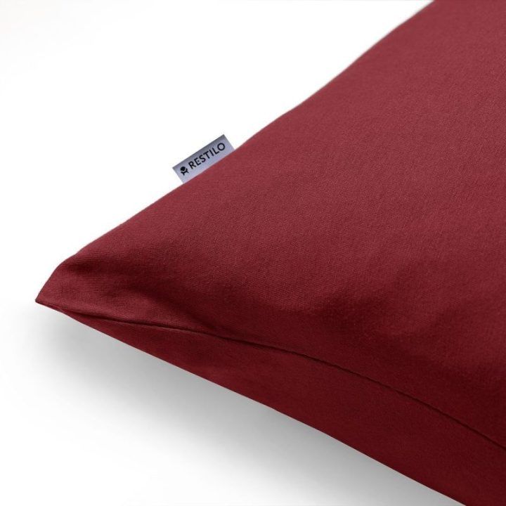 Pagalvių užvalkalai Amber Maroon 80 × 80 cm, 2 vnt.