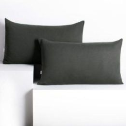 Pillowcase Amber AmeliaHome 50 × 60 cm, tamsiai pilkas