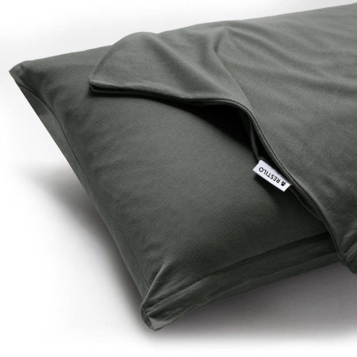 Pillowcase Amber AmeliaHome 50 × 60 cm, tamsiai pilkas