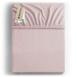Paklodė su guma Restilo 120–140 × 200 + 30 cm, rožinė