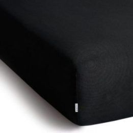 Paklodė su guma Amber AmeliaHome 180–200 × 200 × 30 cm, juoda
