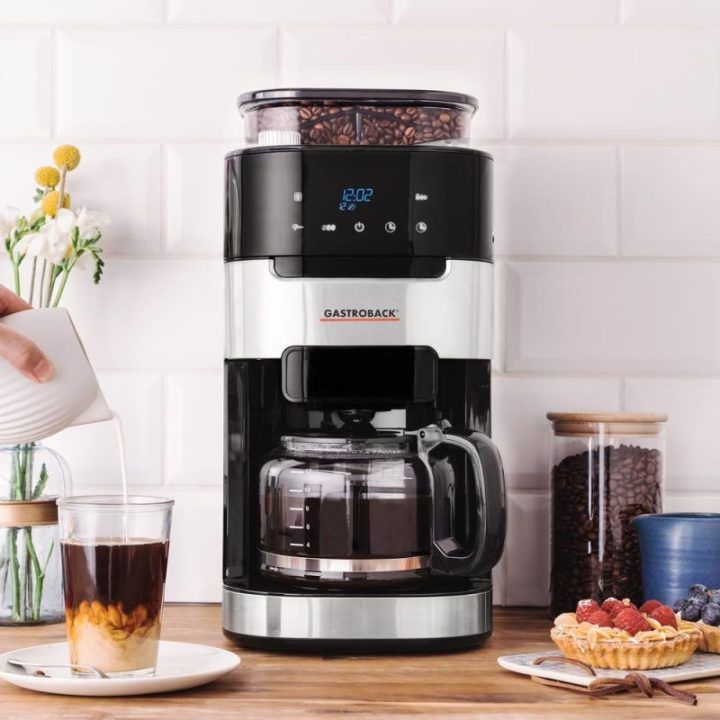 Gastroback 42711 Grind & Brew Pro kavos aparatas su kavamale