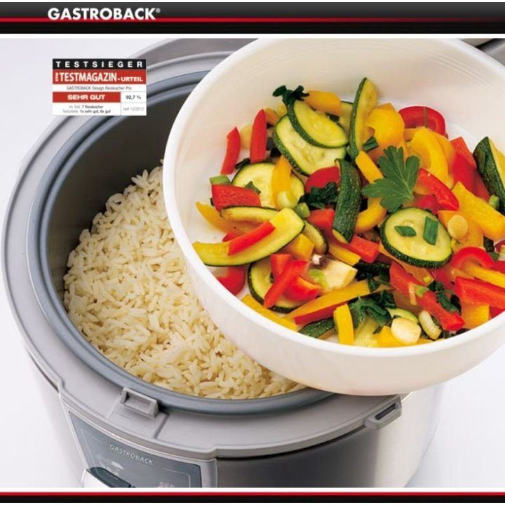 Gastroback 42518 Design Rice Cooker Pro ryžių viryklė, 5 l, 650 W