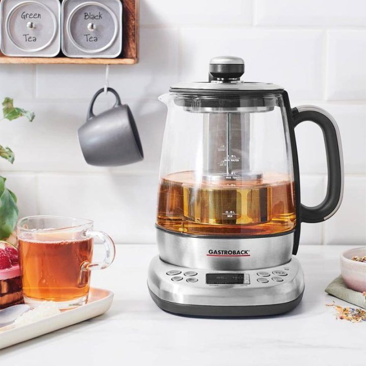 Gastroback 42440 Design Automatic Tea-maker Advanced Plus ar temperatūros palaikymu, nerūdijančio plieno