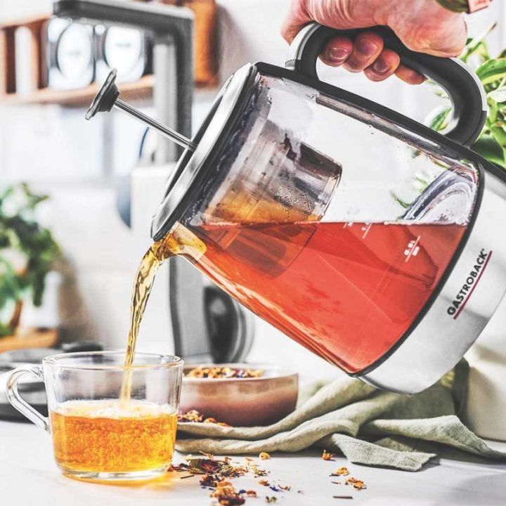 Gastroback 42440 Design Automatic Tea-maker Advanced Plus ar temperatūros palaikymu, nerūdijančio plieno
