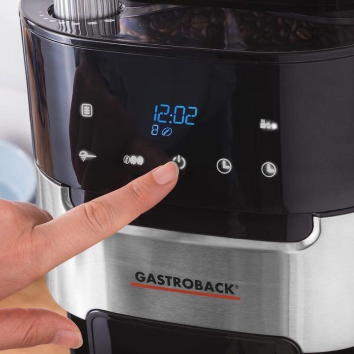 Gastroback 42711S filtrinis kavos aparatas su malūnėliu Grind & Brew Pro Thermo