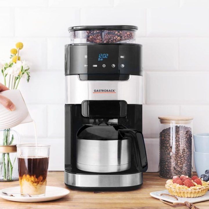 Gastroback 42711S filtrinis kavos aparatas su malūnėliu Grind & Brew Pro Thermo