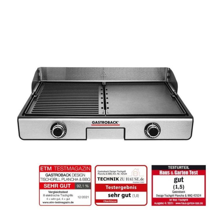 Gastroback Design Table Grill Plancha & BBQ 42524