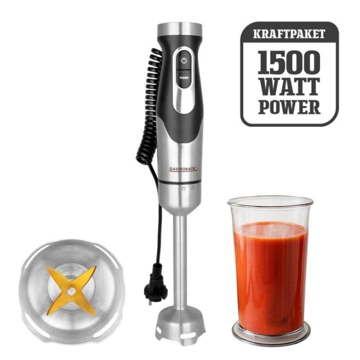 Gastroback 40968 PowerMix rankinis trintuvas FlexCord, 1500 W