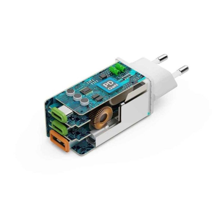 Hama GaN PD QC 65 W USB-C / USB-A įkroviklis