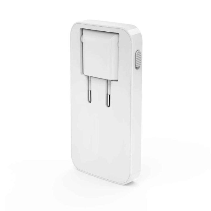 Hama 65 W GaN įkroviklis su 2× USB-C ir 1× USB-A, baltas