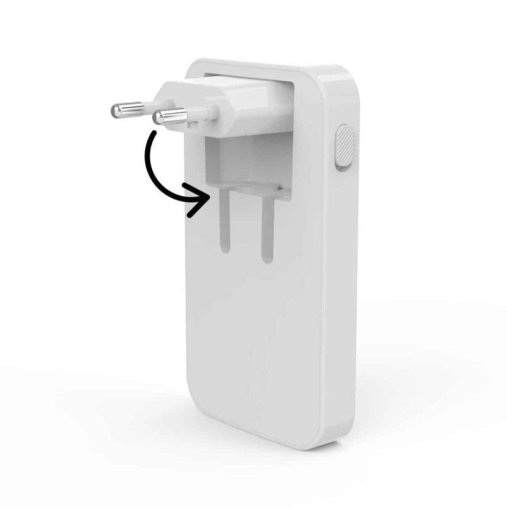 Hama 65 W GaN įkroviklis su 2× USB-C ir 1× USB-A, baltas