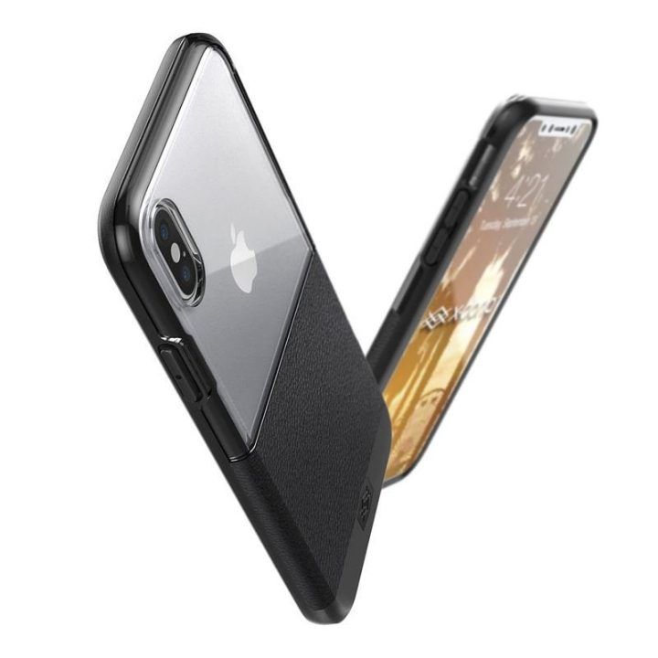 Dėklas iPhone X, juodas, X-Doria Dash