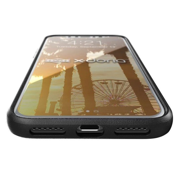 Dėklas iPhone X, juodas, X-Doria Dash