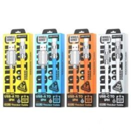 USB-A į Lightning laidas WEKOME WDC-186, 1 m