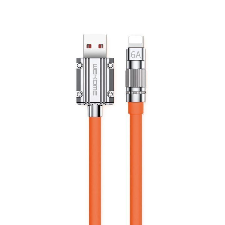 USB-A į Lightning laidas WEKOME WDC-186, 1 m