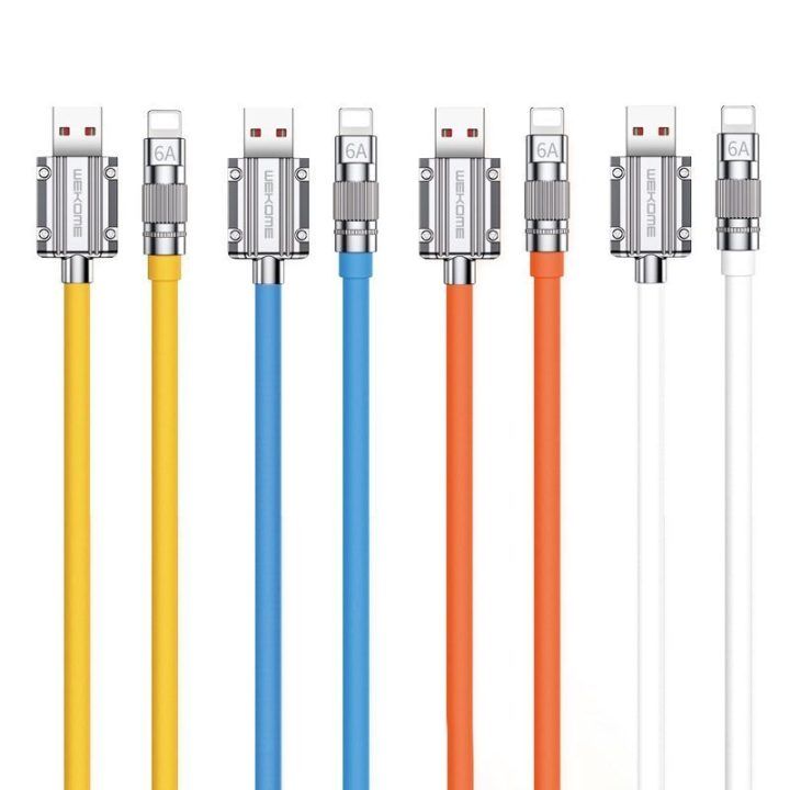USB-A į Lightning laidas WEKOME WDC-186, 1 m