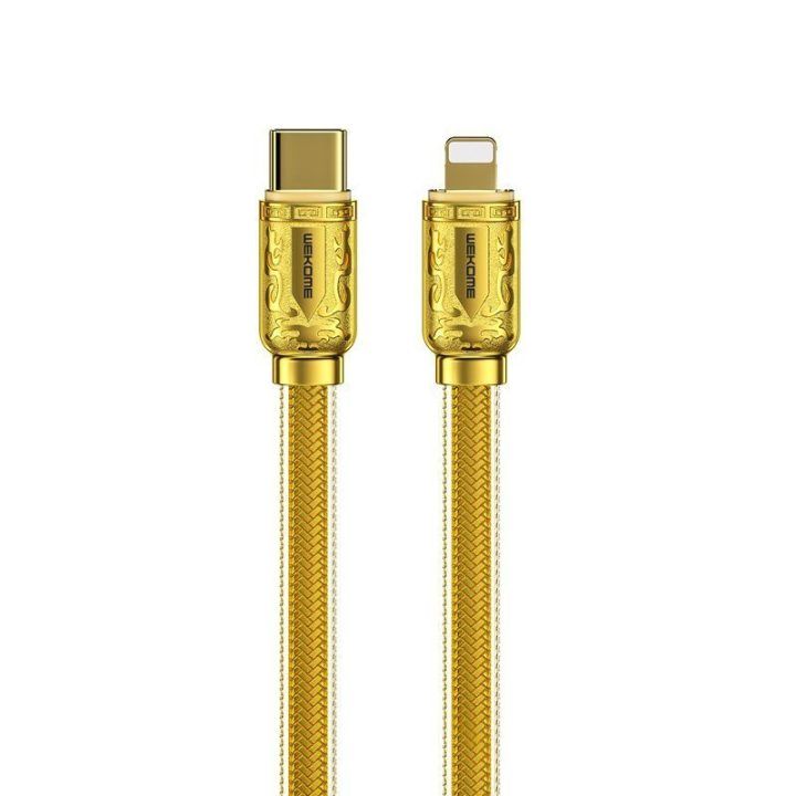 WEKOME WDC-163 USB-C–Lightning laidas 20 W, auksinis, 1 m