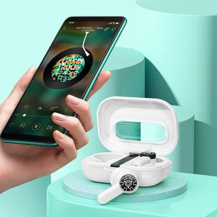 WEKOME VA06 Vanguard Series Bluetooth 5.2 TWS ausinės, baltos