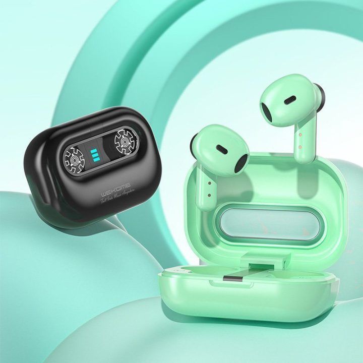 Bluetooth ausinės WEKOME VA06 Vanguard Series, žalios