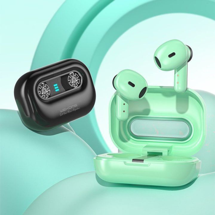 Bluetooth ausinės WEKOME VA06 Vanguard Series, žalios