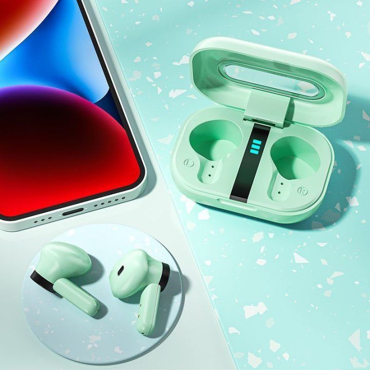 Bluetooth ausinės WEKOME VA06 Vanguard Series, žalios