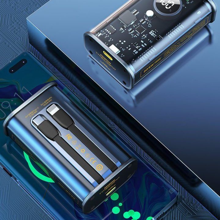 Išorinė baterija WEKOME WP-345 Vanguard Series, 10000 mAh, juoda