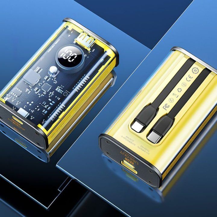 WEKOME WP-345 Vanguard Series išorinė baterija 10000 mAh, geltona