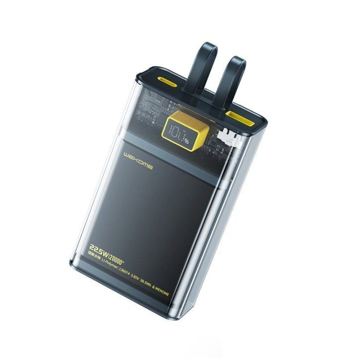 Išorinė baterija 20000 mAh WEKOME WP-325, juoda