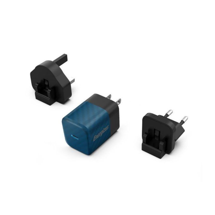 Įkroviklis Energizer Ultimate GaN 20 W, mėlynas