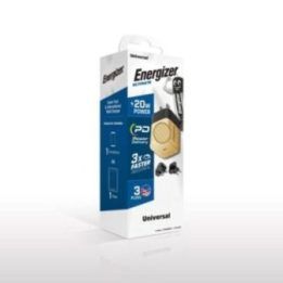 Įkroviklis Energizer Ultimate GaN 20 W, aukso spalvos