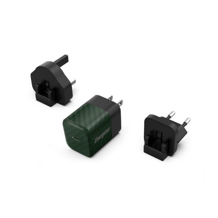 Įkroviklis Energizer Ultimate GaN 20 W, žalias