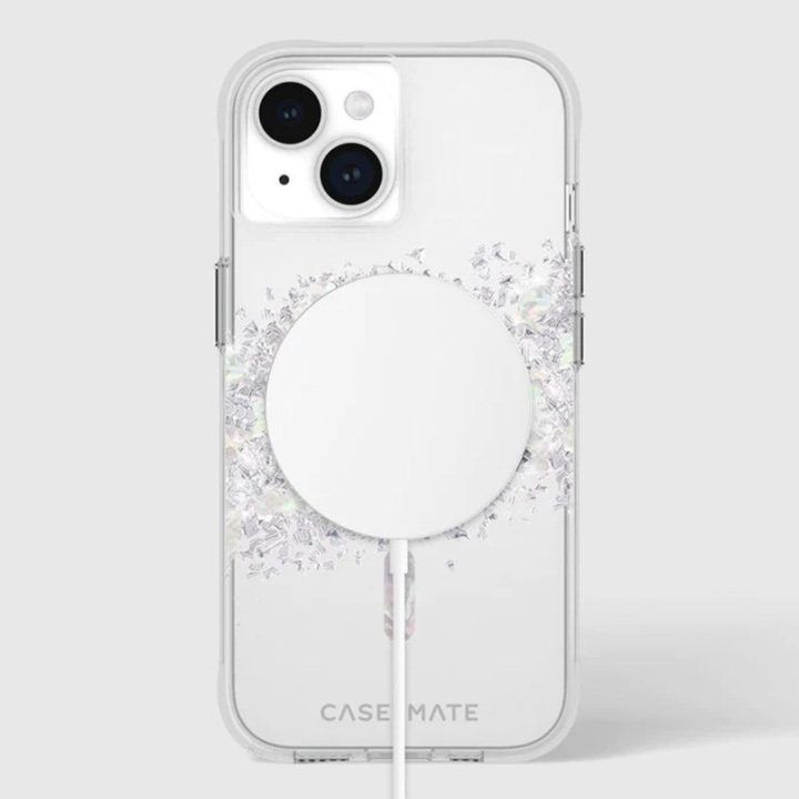 Dėklas iPhone 15/14/13 su perlamutru, Case-Mate Karat