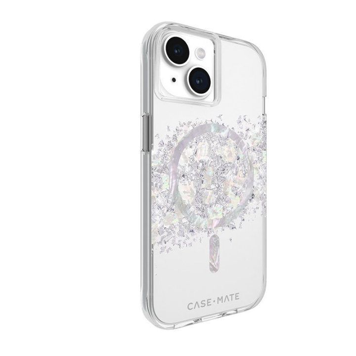 Dėklas iPhone 15/14/13 su perlamutru, Case-Mate Karat