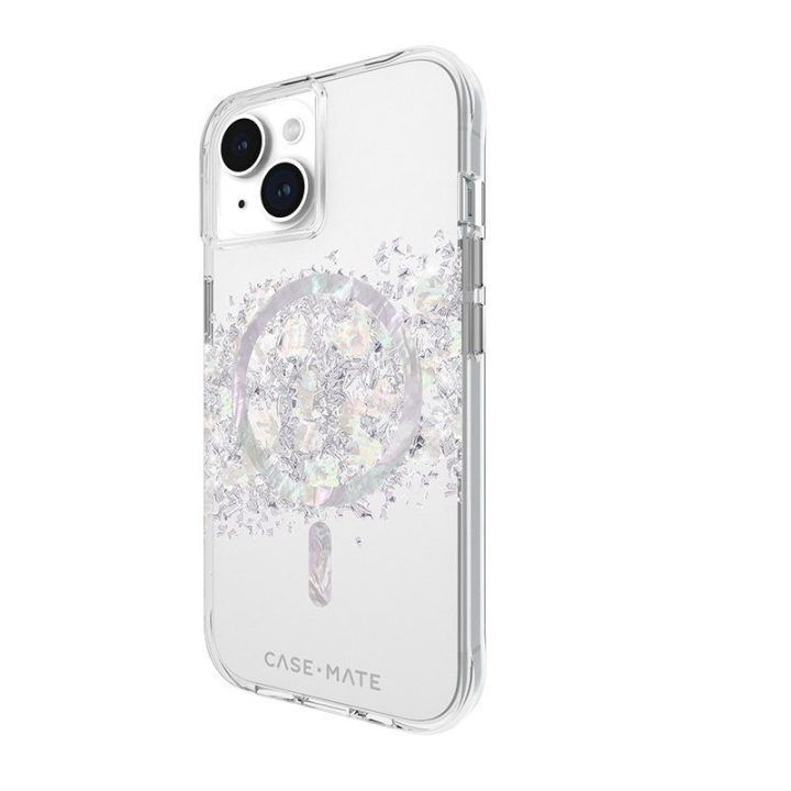 Dėklas iPhone 15/14/13 su perlamutru, Case-Mate Karat