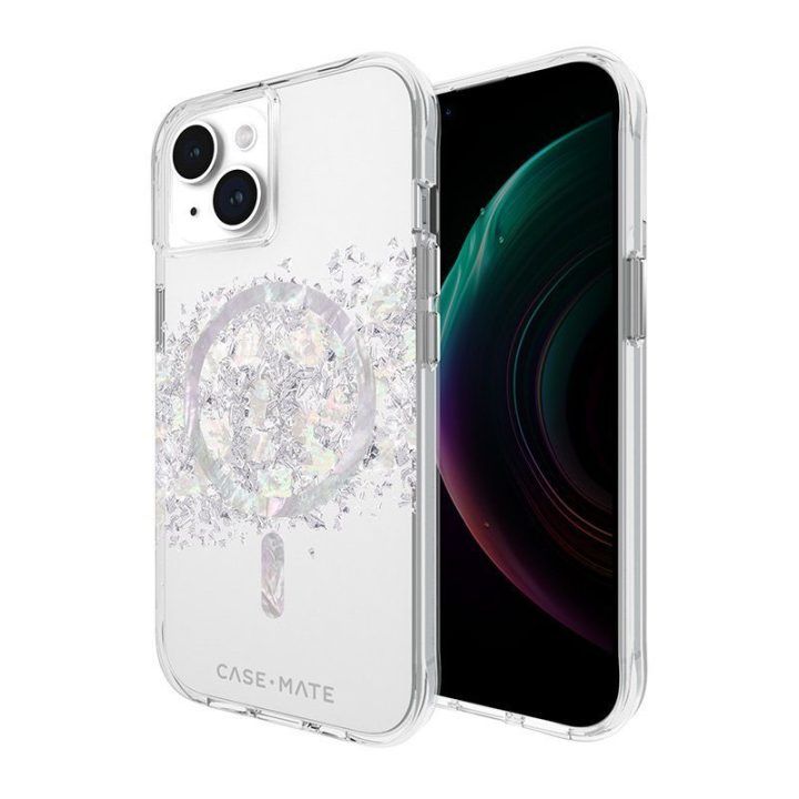 Dėklas iPhone 15/14/13 su perlamutru, Case-Mate Karat