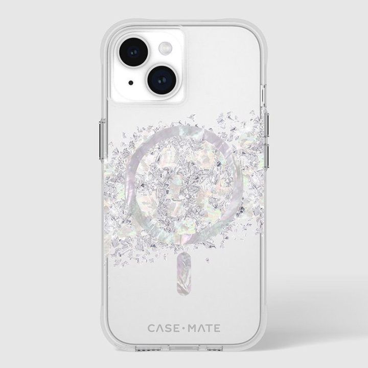 Dėklas iPhone 15/14/13 su perlamutru, Case-Mate Karat