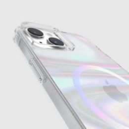 Dėklas iPhone 15 Plus Case-Mate Soap Bubble, irizuojantis