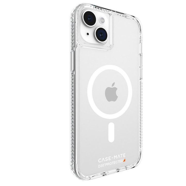 Dėklas Case-Mate Ultra Tough Plus D3O MagSafe iPhone 15 Plus, permatomas