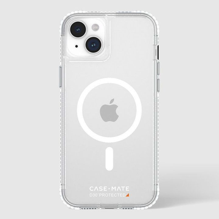 Dėklas Case-Mate Ultra Tough Plus D3O MagSafe iPhone 15 Plus, permatomas
